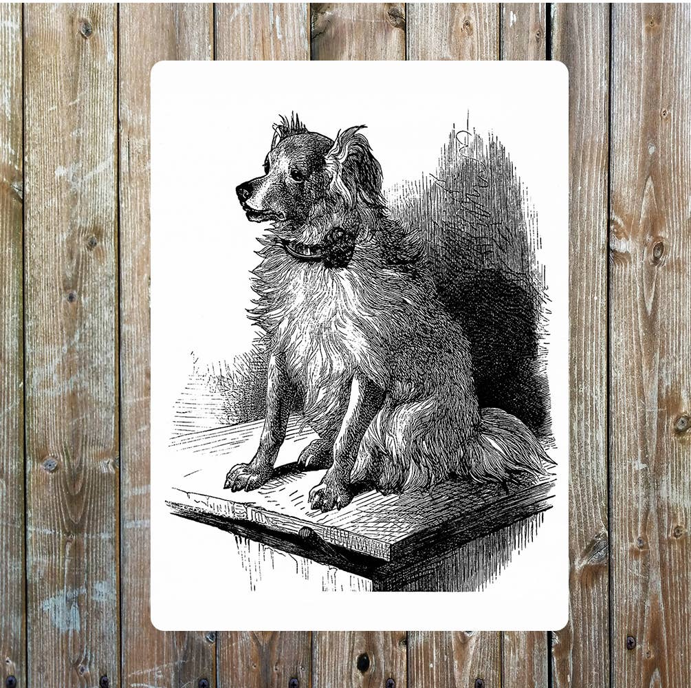 Sheepdog Metal Sign Plaque