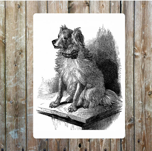 Sheepdog Metal Sign Plaque