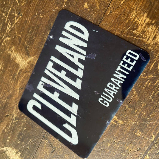 Cleveland Guaranteed | Metal Sign Plaque