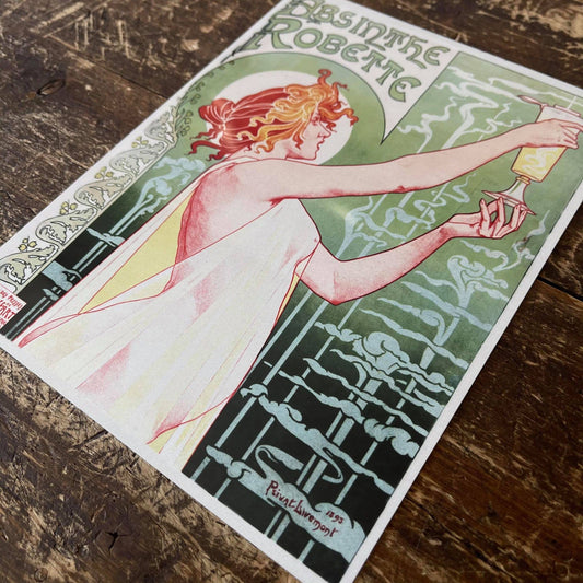 Absinthe Robette Green Fairy | Metal Sign