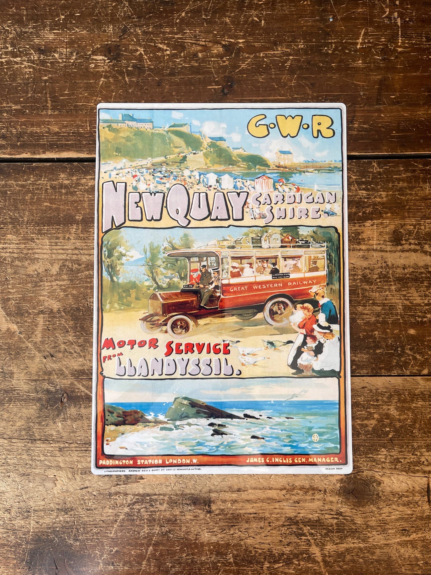 Newquay British Railway GWR | Metal Sign