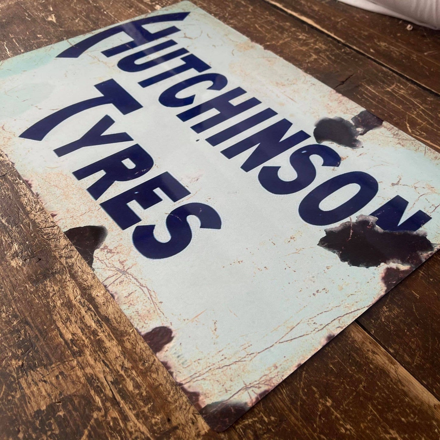Hutchinson Tyres | Metal Advertising Wall Sign