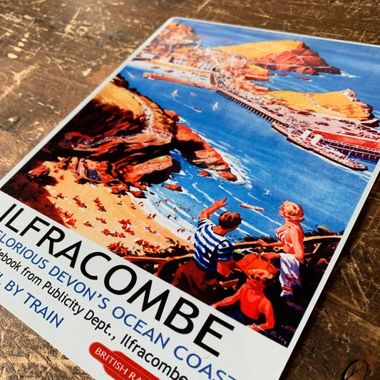 Ilfracombe British Railways | Metal Travel Wall Sign