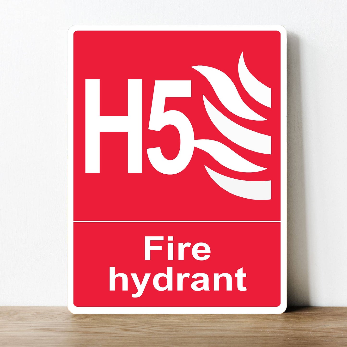 Fire Hydrant Signage H5 | Metal Sign Plaque