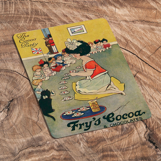 Frys Cocoa & Chocolates | Metal Advertising Wall Sign