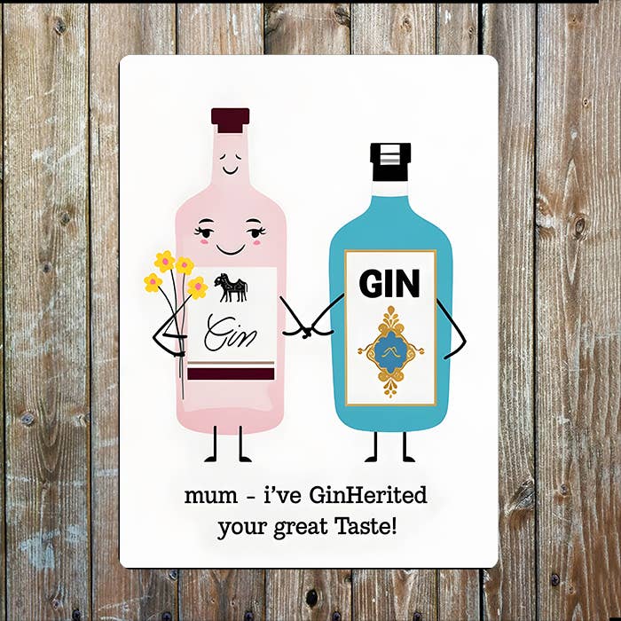 Gin Your Great Mothers Mum Day | Metal Sign Plaque