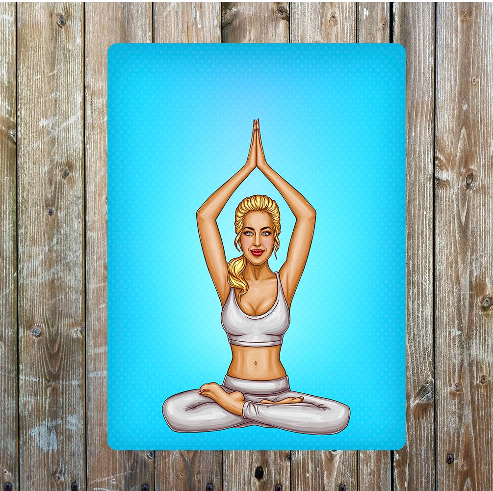 Yoga Poses | Metal Sign Plaque
