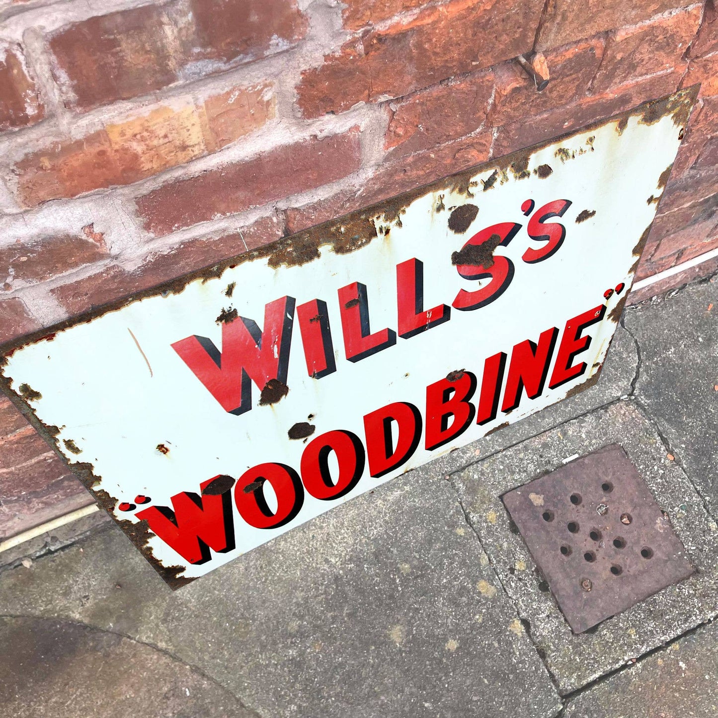 Wills Woodbine | Metal Advertising Wall Sign