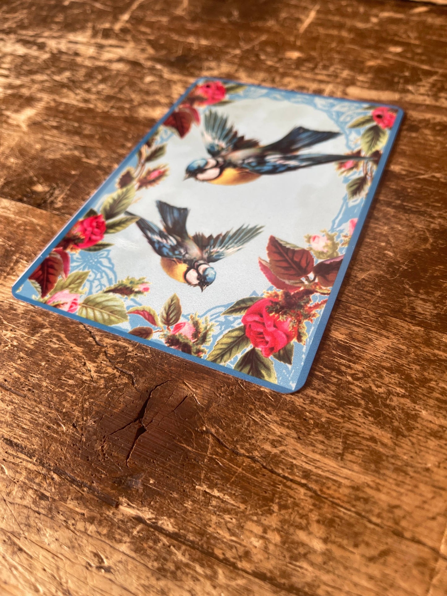 Blue Birds Collage | Metal Humour Wall Sign
