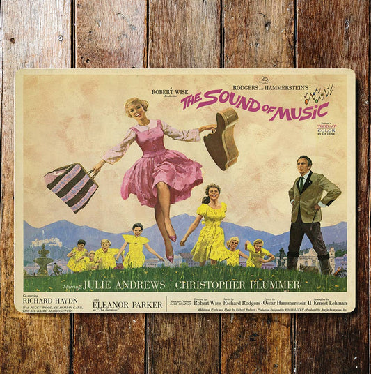 The Sound Of Music Julie Andrews Hills Metal Sign Plaque