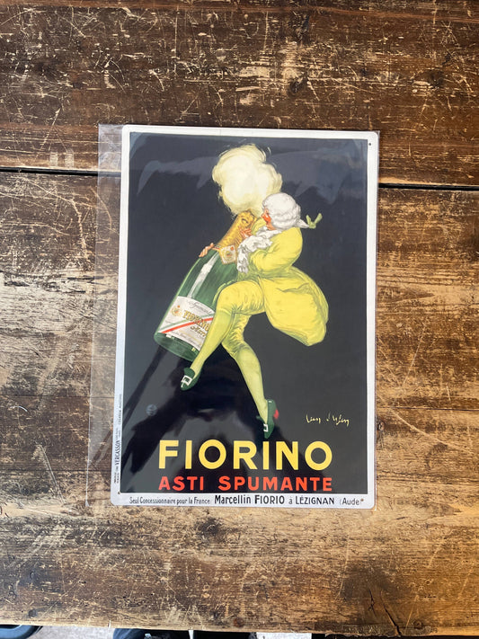 Fiorino Asti Spumante | Metal Advertising Wall Sign
