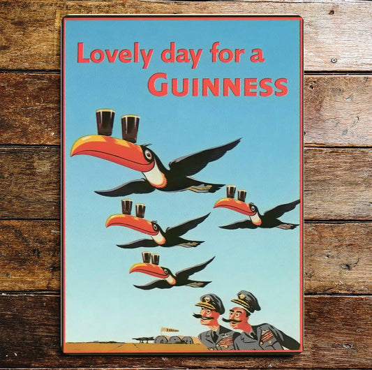 Lovely Day For A Guinness 3 Toucans bombers | Metal Advert