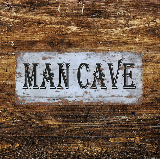 MAN CAVE Notice Novelty Fun | Metal Sign