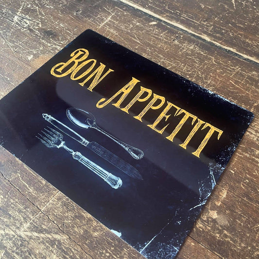 Bon Appetit Kitchen | Metal Humour Wall Sign