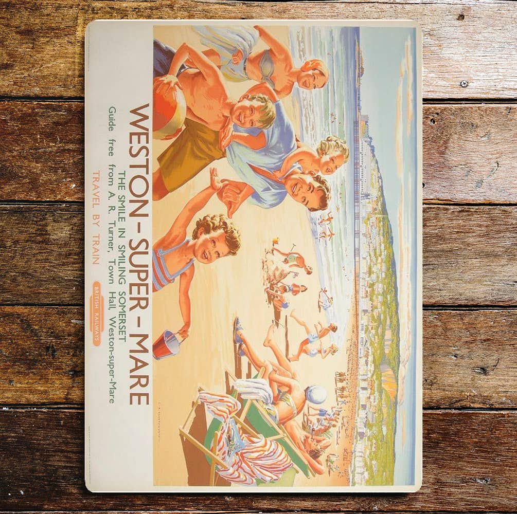 WestonSuperMare the Smile In Smiling | Metal Sign