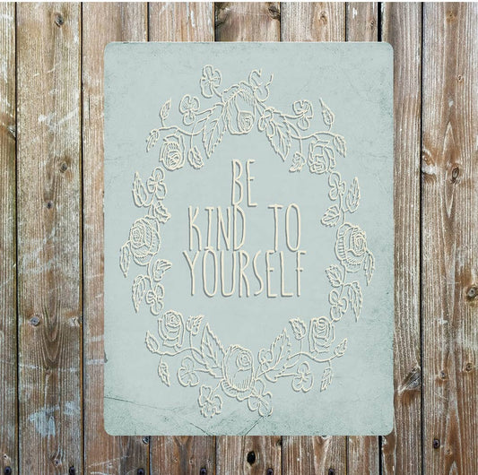 Motivational kind art | Metal Sign Plaque