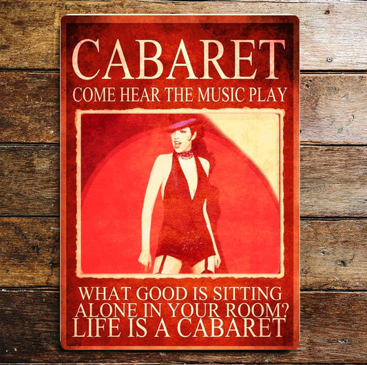 Cabaret Musical | Metal Movie Wall Sign