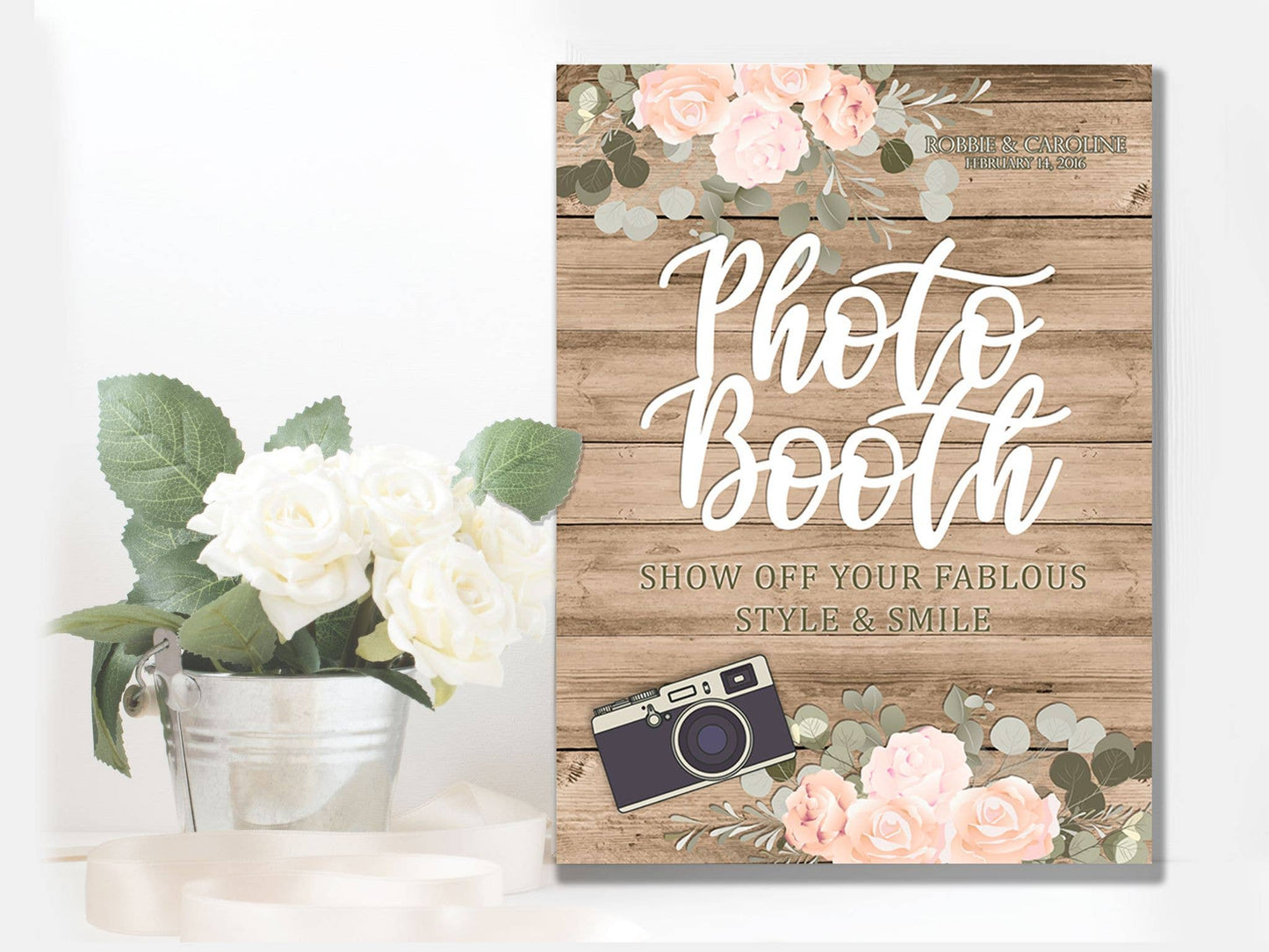 Wedding Photo Booth | Metal Wall Sign