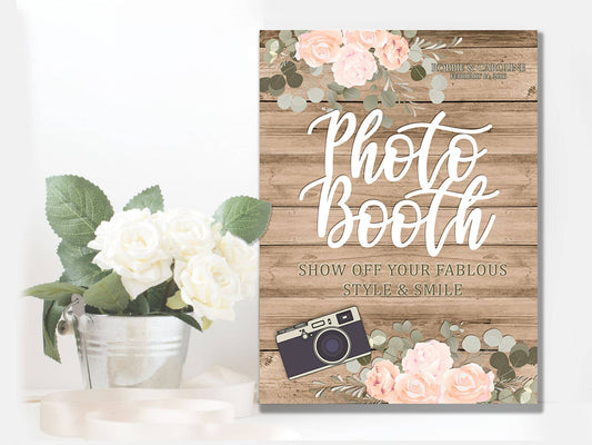 Wedding Photo Booth | Metal Wall Sign