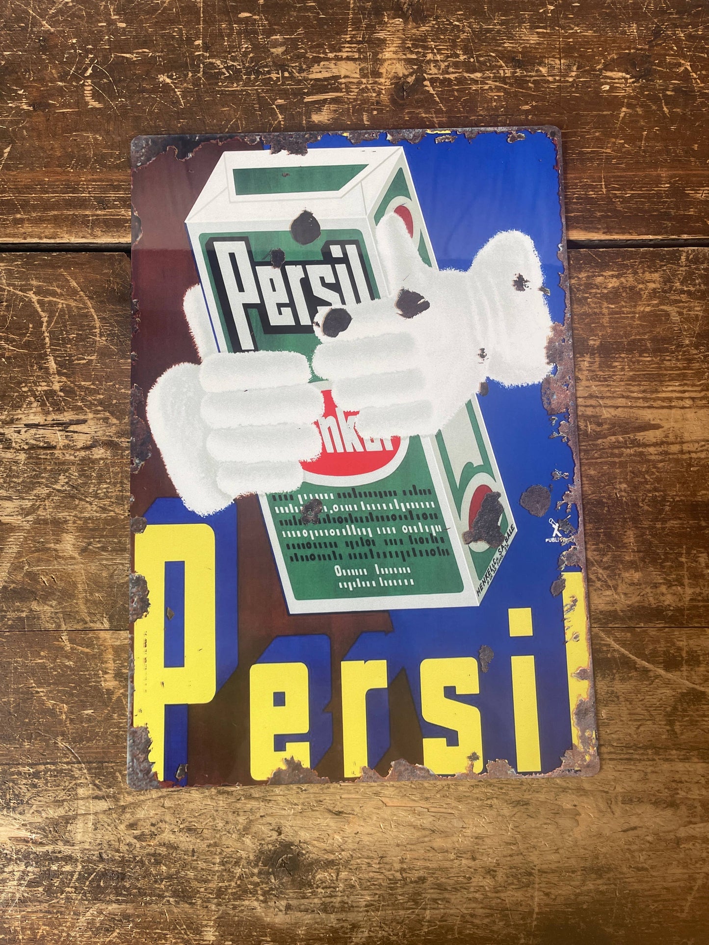 Persil Metal Advertising Wall Sign