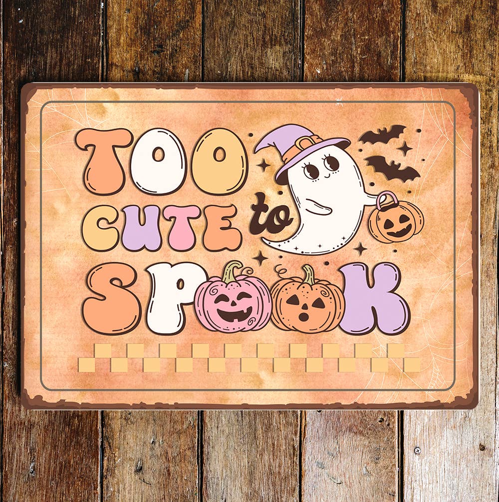 Halloween Spook Art | Metal Sign Plaque