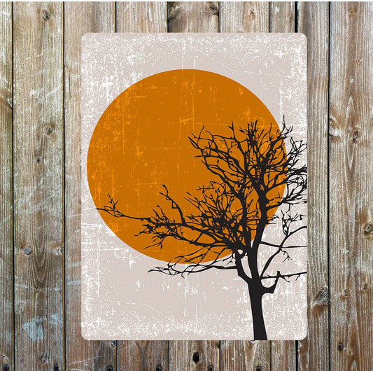 Winter sun art | Metal Wall Sign