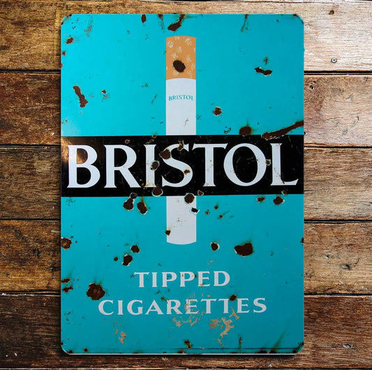 Bristol Cigarette | Metal Advertising Wall Sign