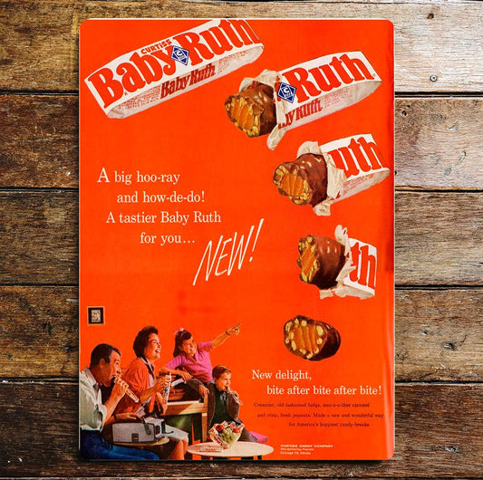 Baby Ruth New | Metal Sign