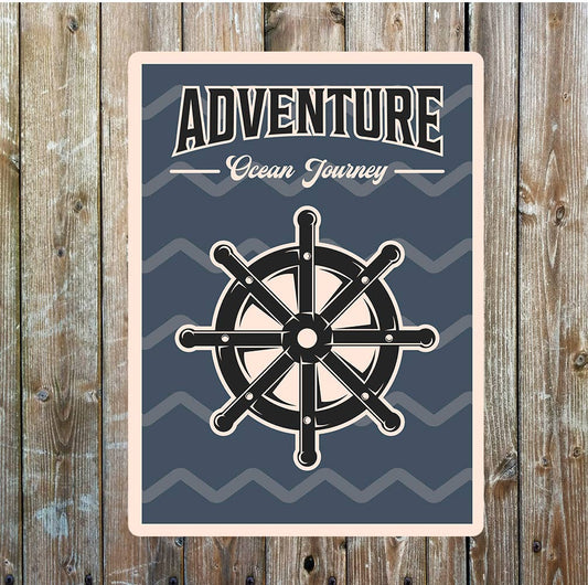 Ocean Journey Adventure | Metal Sign Plaque