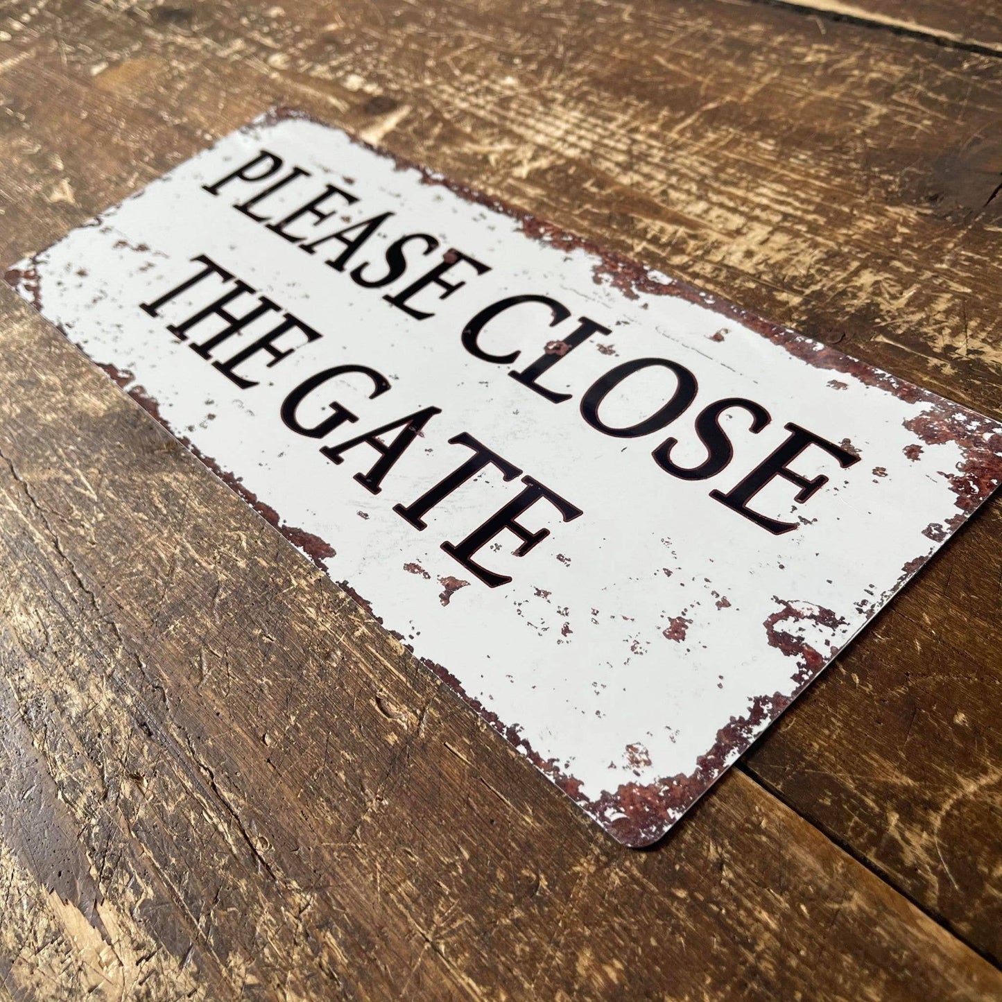Please Close The Gate - Kitchen | Metal Wall Sign
