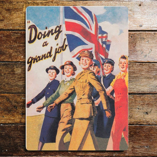 Doing A Grand Job | Metal Sign