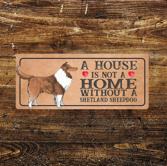 Shetland sheepdog Dog | Metal Sign Plaque