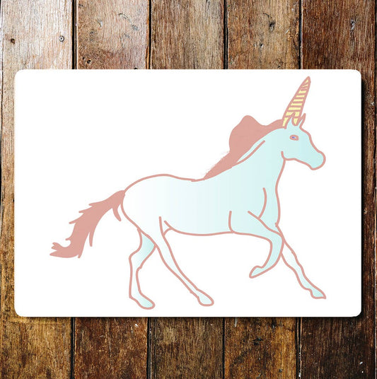 Unicorn Fairytale Mystical   | Metal Sign Plaque