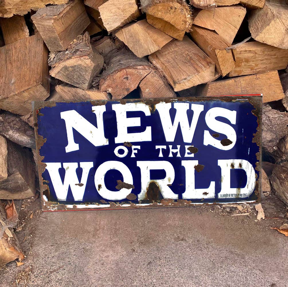 News Of The World - | Metal Sign