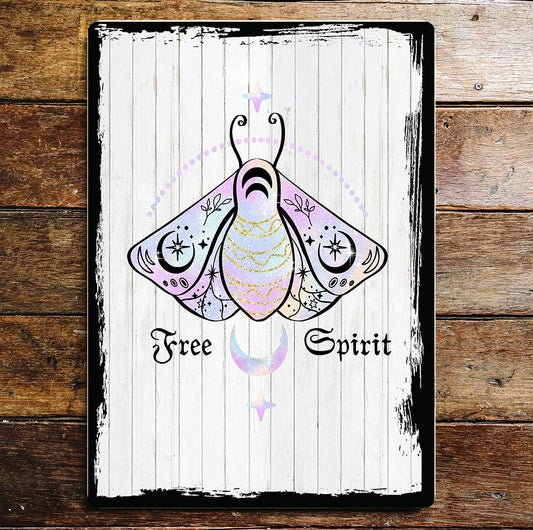 Motivation lifestyle free spirit | Metal Sign Plaque