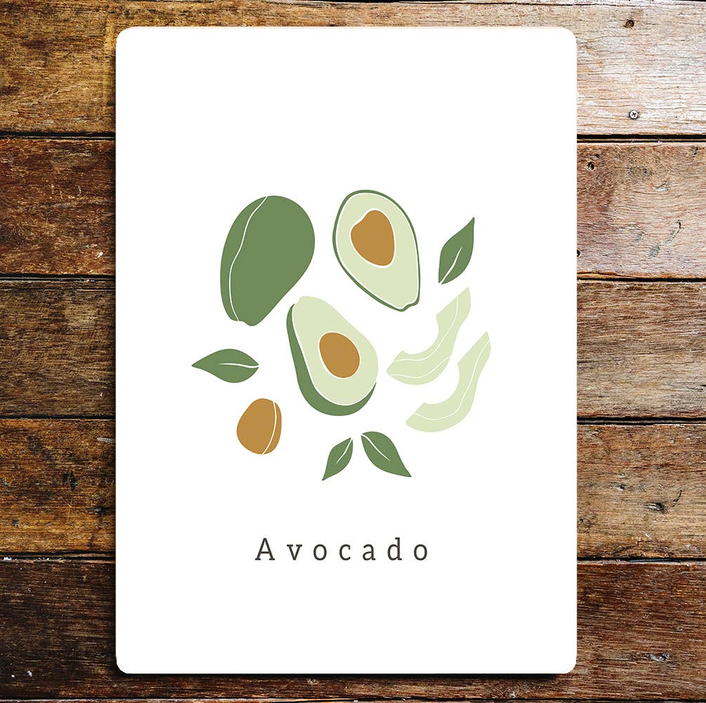 Avocado Fruit Kitchen | Metal Wall Sign