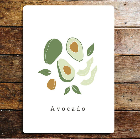 Avocado Fruit Kitchen | Metal Wall Sign