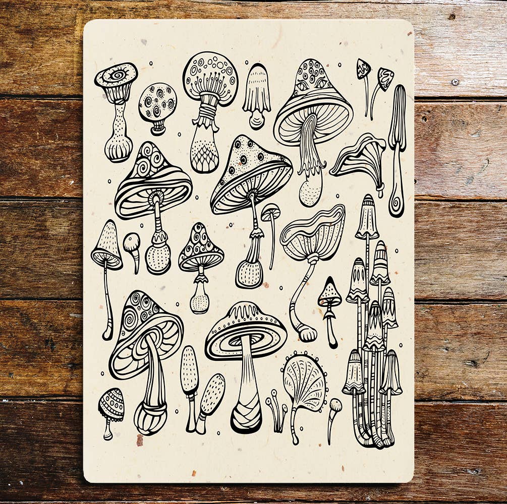 Mushroom Vegetable Kitchen | Metal Wall Sign