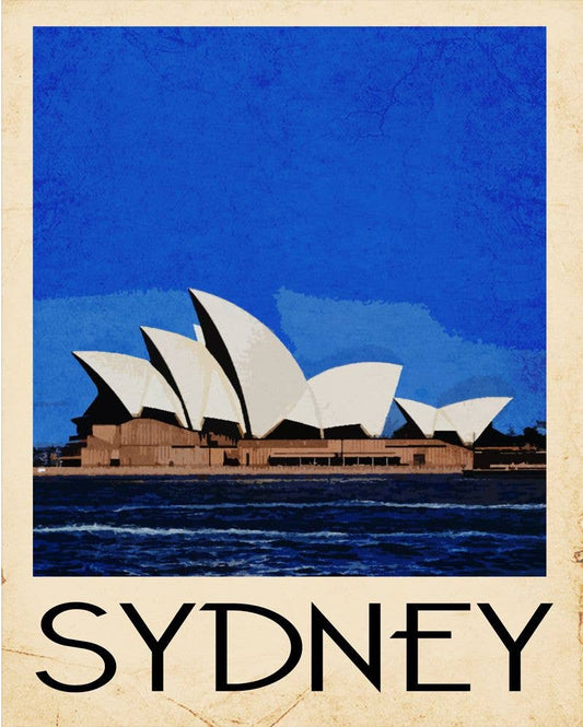 Sydney Australia Metal Sign