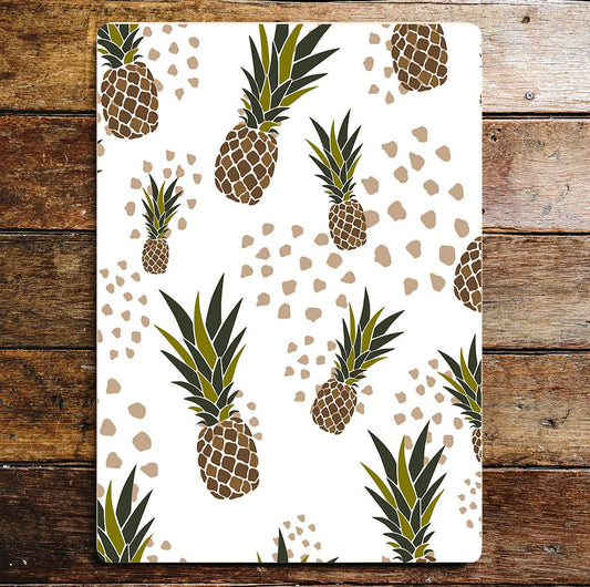 70's style Pineapple kitchen | Metal Wall Sign