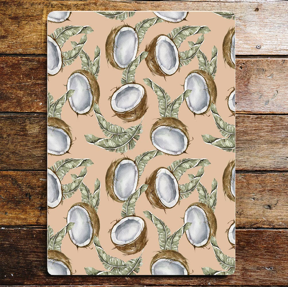 Coconut Fruit Kitchen pattern kitchen | Metal Wall Sign
