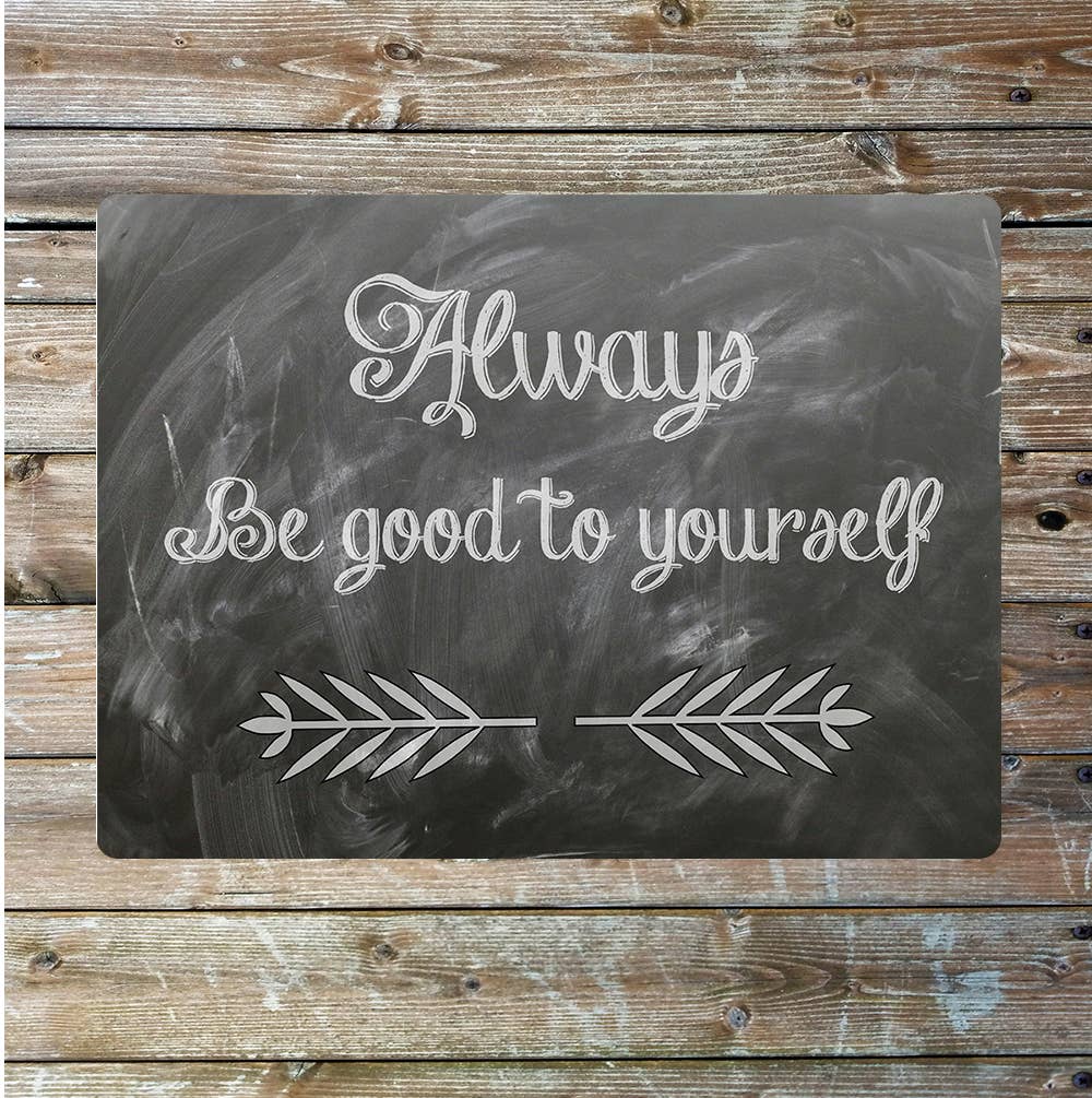 Motivational black board | Metal Sign Plaque