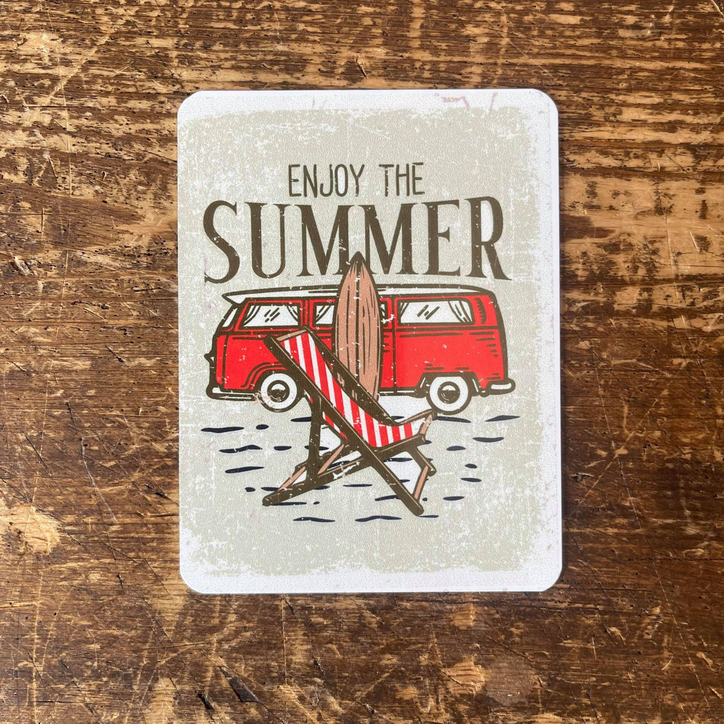 Enjoy The Summer Tin Sign | Metal Sign Plaque