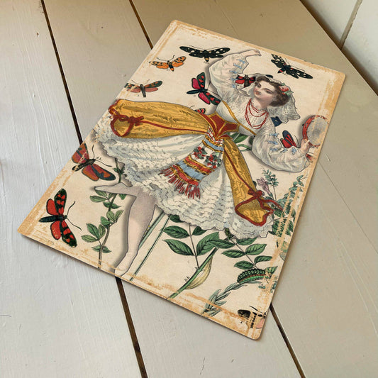 Gypsy Dancer Red Necklace | Metal Wall Sign