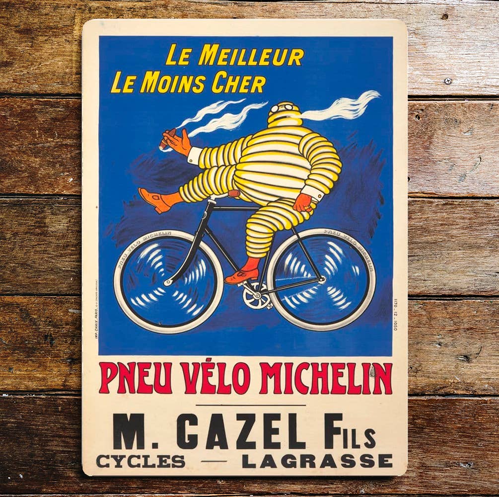 Michelin Le Meilleur Le Moins Cher | Metal Sign