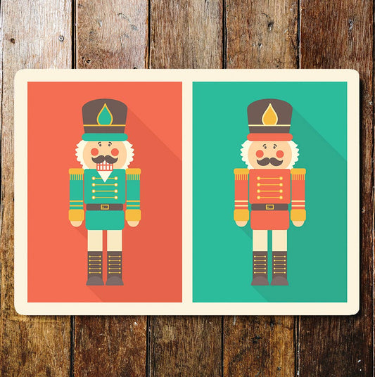 Toy soldier Christmastime wall art Metal Sign Plaque