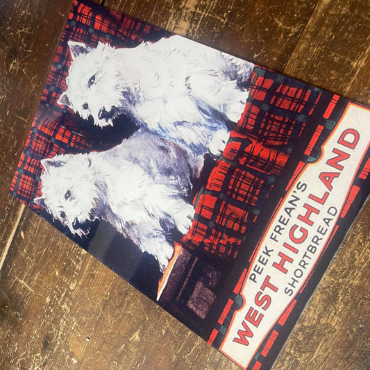 Peek Freans West Highland Shortbread Metal Sign