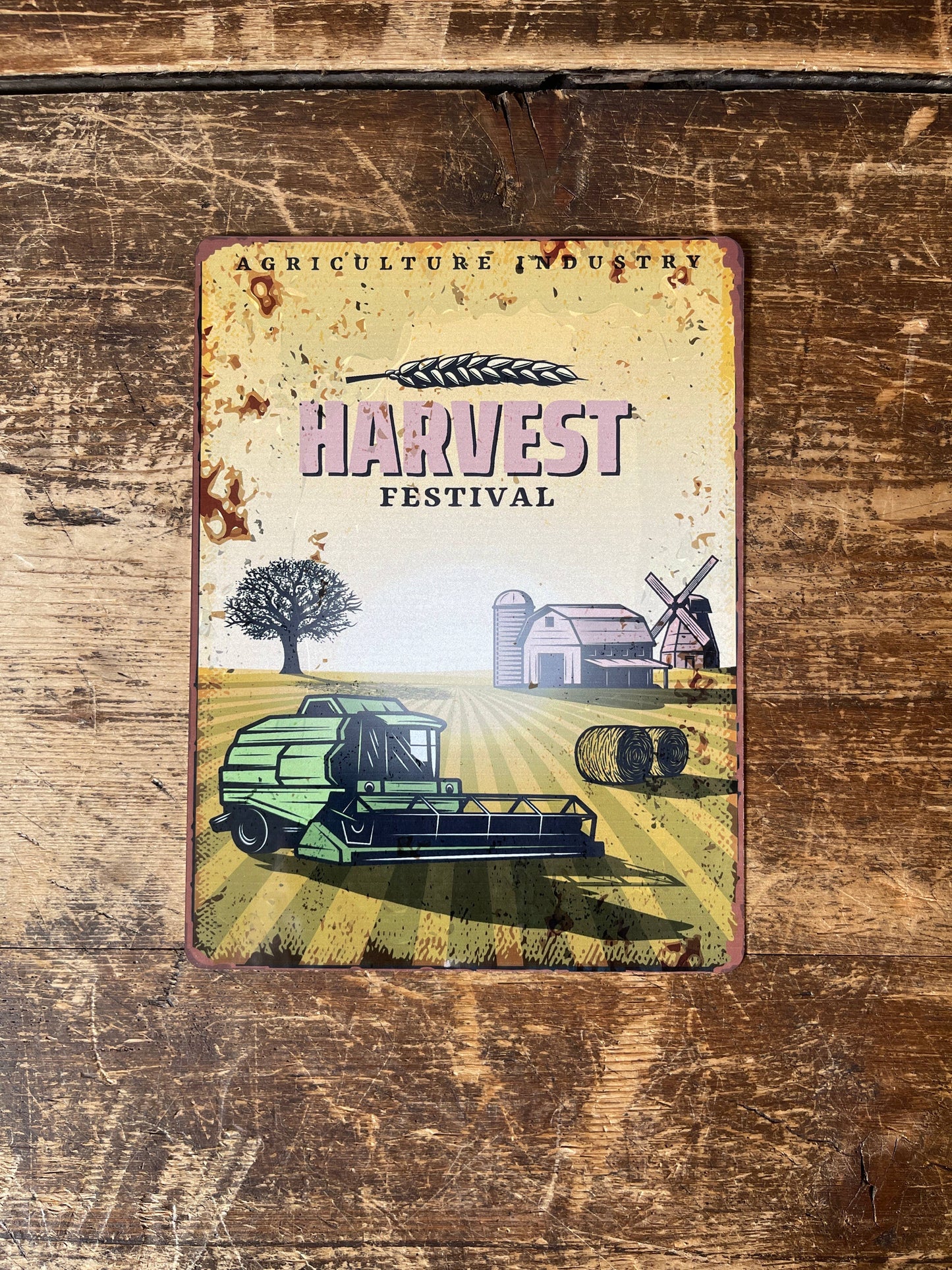 harvest festival | Metal Wall Sign Plaque