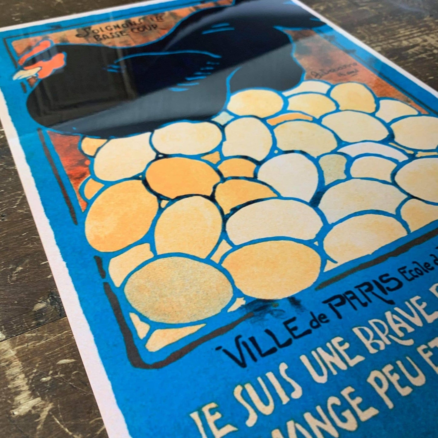 French Hen Chicken World War | Metal Sign