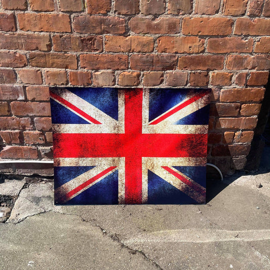 British Union Jack Flag Vintage | Metal Sign